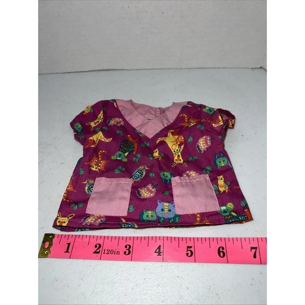 American Girl of Year 2021 Kira Wildlife Care Outfit Faux Scrub Top for 18
